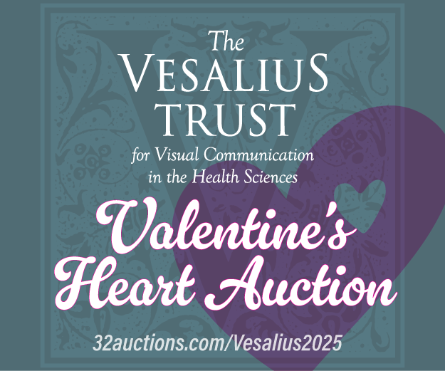 Valentine's heart auction ad